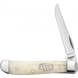 Нож перочинный ZIPPO SMOOTH NATURAL BONE MINI TRAPPER + ЗАЖИГАЛКА 50559_207